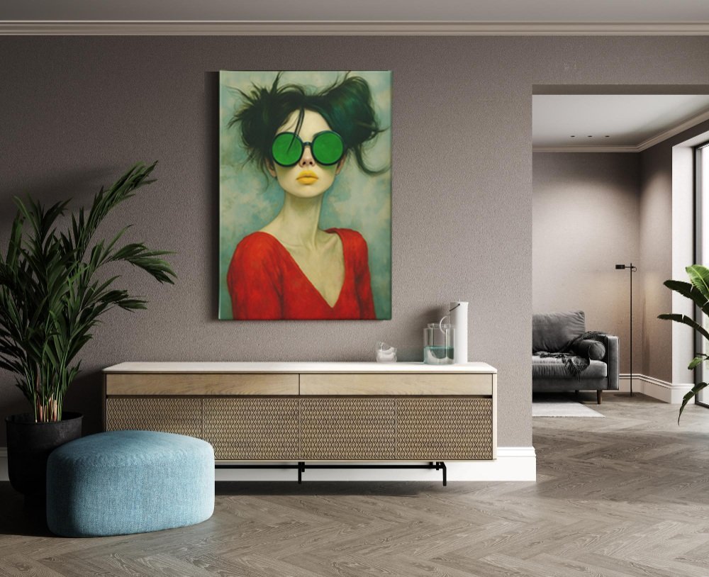 Modern Fashion Art Canvas Schilderij - Afbeelding 3