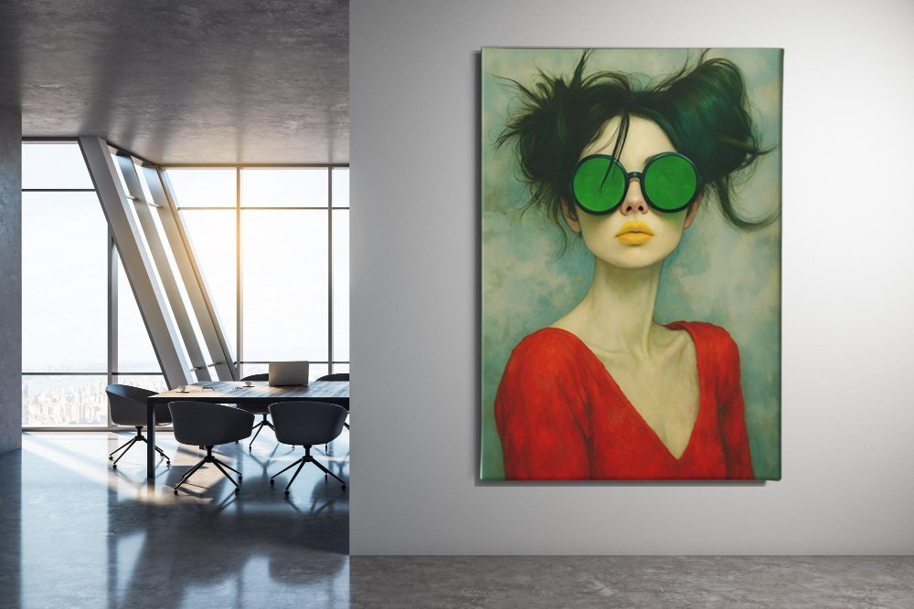 Modern Fashion Art Canvas Schilderij - Afbeelding 4