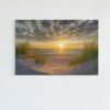 ALIVA 1518 strand bij zonsondergang canvas schilderij