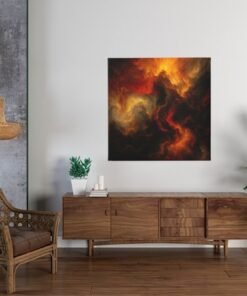 lava-storm-vierkant-canvas-schilderij-d