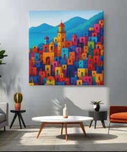vierkant-canvas-schilderij-kleurenmozaiek-stad-e