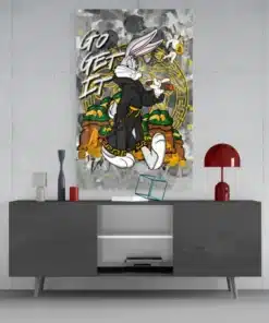 TSM 1013 c07d glasschilderij bugs bunny
