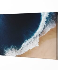 ALIVA 1521 strand en golven van boven canvas schilderij a