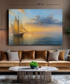 zeilschip-op-zee-canvas-schilderij-c