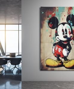ALIVA 1532 canvas schilderij pop art karakter c