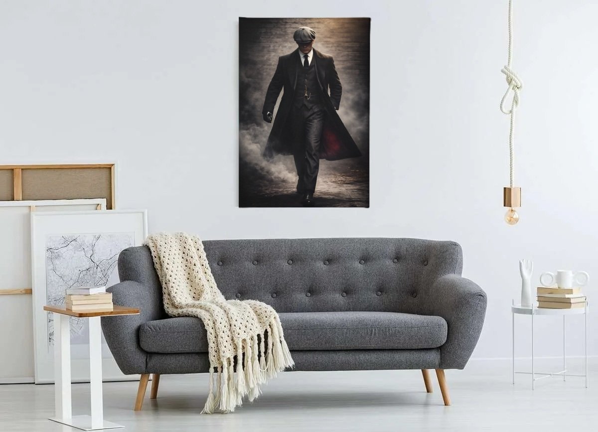 Mafia Art Donkere Elegantie Canvas Schilderij - Afbeelding 4