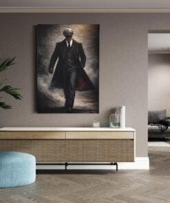 ALIVA 1534 ccanvas schilderij mafia art donkere elegantie d