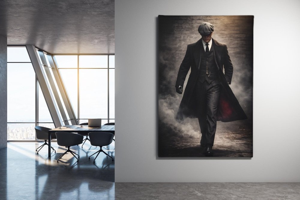 Mafia Art Donkere Elegantie Canvas Schilderij - Afbeelding 6