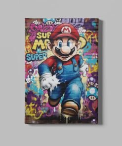 Straat Graffiti Loodgieter Canvas Schilderij
