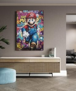 ALIVA 1537 straat graffiti loodgieter canvas schilderij c