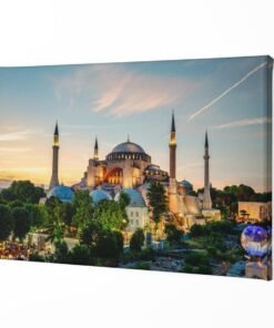 Alternative view of Istanbul Hagia Sophia Canvas Schilderij