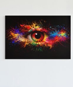 Abstracte Oog Kunst Canvas Schilderij