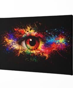 Alternative view of Abstracte Oog Kunst Canvas Schilderij