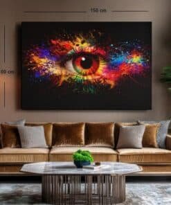 canvas-schilderij-abstracte-oog-kunst-b