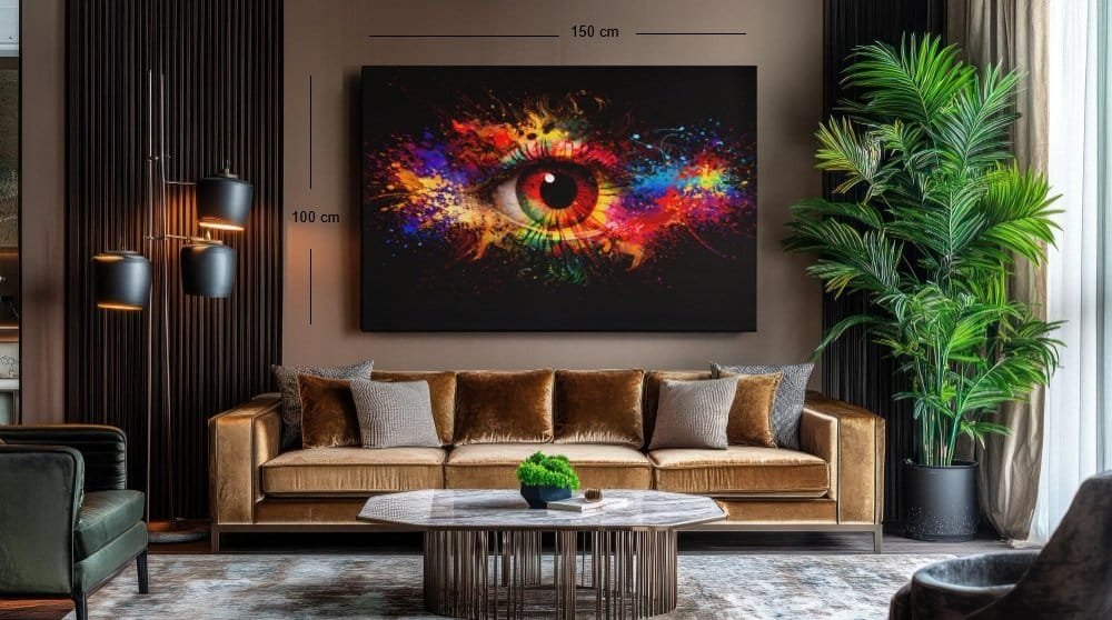 canvas-schilderij-abstracte-oog-kunst-b