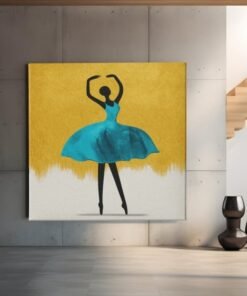 ballerina-kunst-vierkant-schilderij