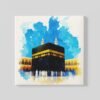 OEFE 1338 vierkant schilderij kaaba aquarel a