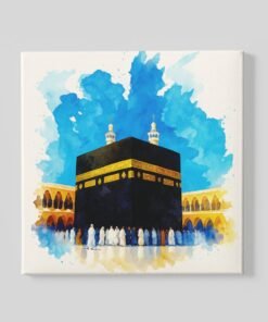Kaaba Vierkant Canvas Schilderij