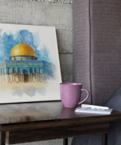 OEFE 1339 vierkant schilderij qubbat al sakhra b