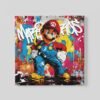 OEFE 1352 vierkant canvas schilderij pop art graffiti