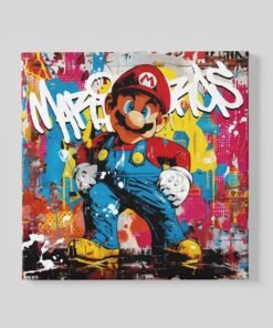 Pop Art Graffiti Vierkant Schilderij