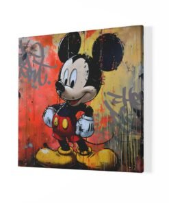 Alternative view of Graffiti Cartoon Icon Vierkant Schilderij