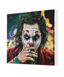 Alternative view of Dark Pop Art Portrait Vierkant Schilderij