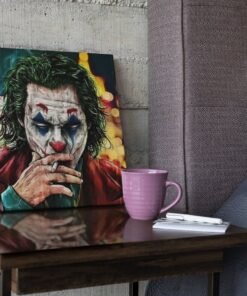 Dark Pop Art Portrait Vierkant Schilderij - Afbeelding 3