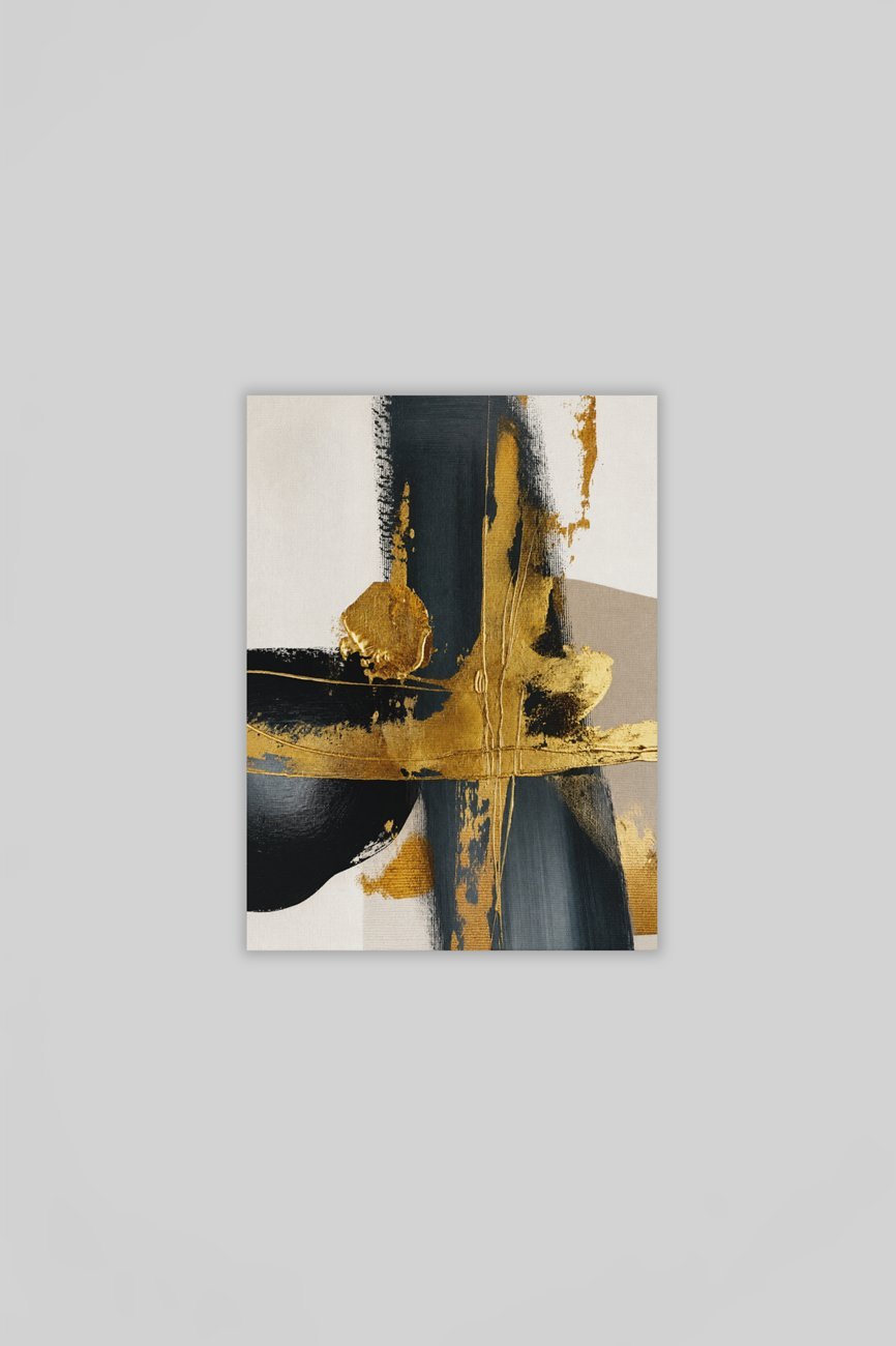 Abstract Kunst Canvas Schilderij 75x100 cm