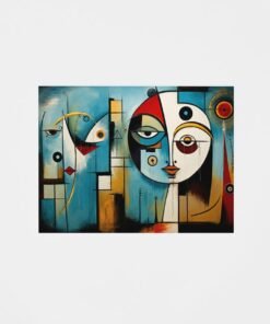 Moderne Kunst Canvas Schilderij 100x75 cm