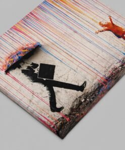 Alternative view of Graffiti Kleurrijke Canvas Schilderij 100x75 cm