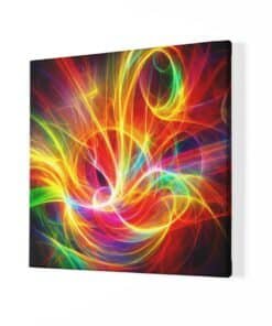 Alternative view of Vierkant Schilderij Abstract Licht Energie