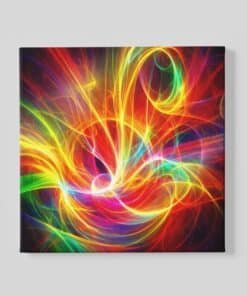 Vierkant Schilderij Abstract Licht Energie