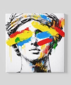 Moderne Pop Art Vierkant Schilderij