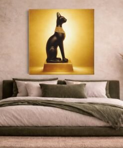 Kattenbeeld Vierkant Schilderij - Afbeelding 5