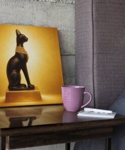Kattenbeeld Vierkant Schilderij - Afbeelding 3