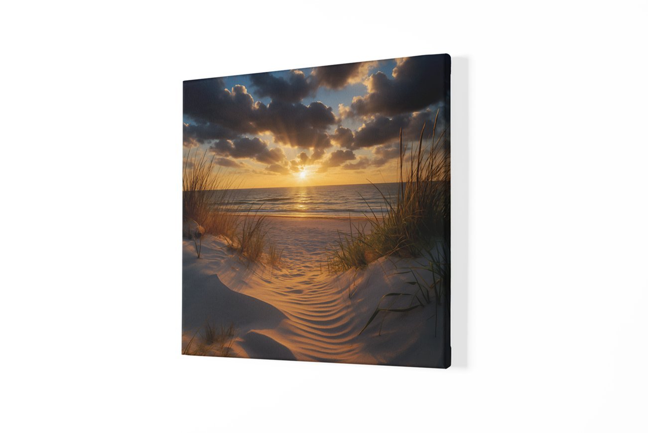 Zonsondergang Vierkant Wall Art - Afbeelding 2