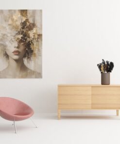 OSEFE 1036 canvas schilderij moderne vrouw abstract wall art 75x100 cm d