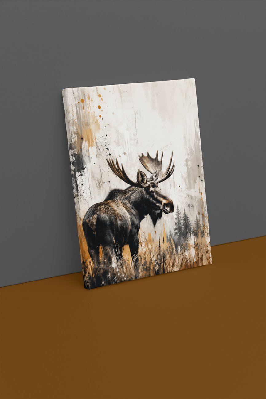 Eland Canvas Schilderij 75x100 cm - Afbeelding 2