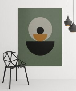 OSEFE 1045 canvas schilderij minimalistische geometrische vormen 75x100 cm b
