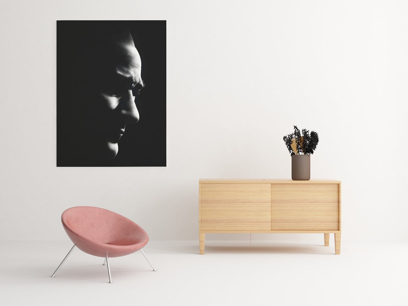 M. Kemal Ataturk Canvas Schilderij 75x100 cm - Afbeelding 3