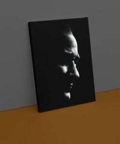 OSEFE 1060 canvas schilderij 75x100 cm mustafa kemal ataturk zwart wit portret d