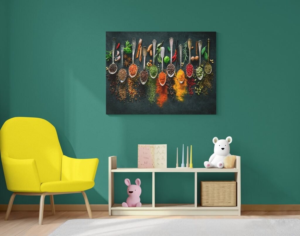 Specerijen Canvas Schilderij 100x75 cm
