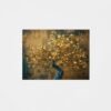 OSEFE 1068 canvas schilderij 100x75 cm gouden levensboom luxe wanddecoratie premium kunst