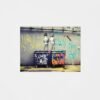 OSEFE 1070 canvas schilderij 100x75 cm banksy street art graffiti wanddecoratie