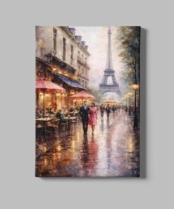 Parijs Canvas Schilderij