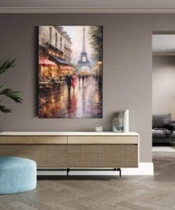Parijs Canvas Schilderij - Afbeelding 3