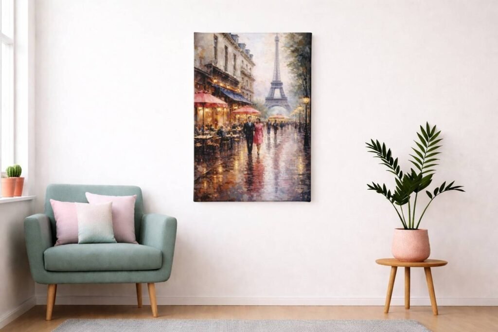 Parijs Canvas Schilderij