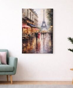 Parijs Canvas Schilderij