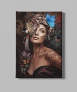 Fantasie Vrouw Canvas Schilderij